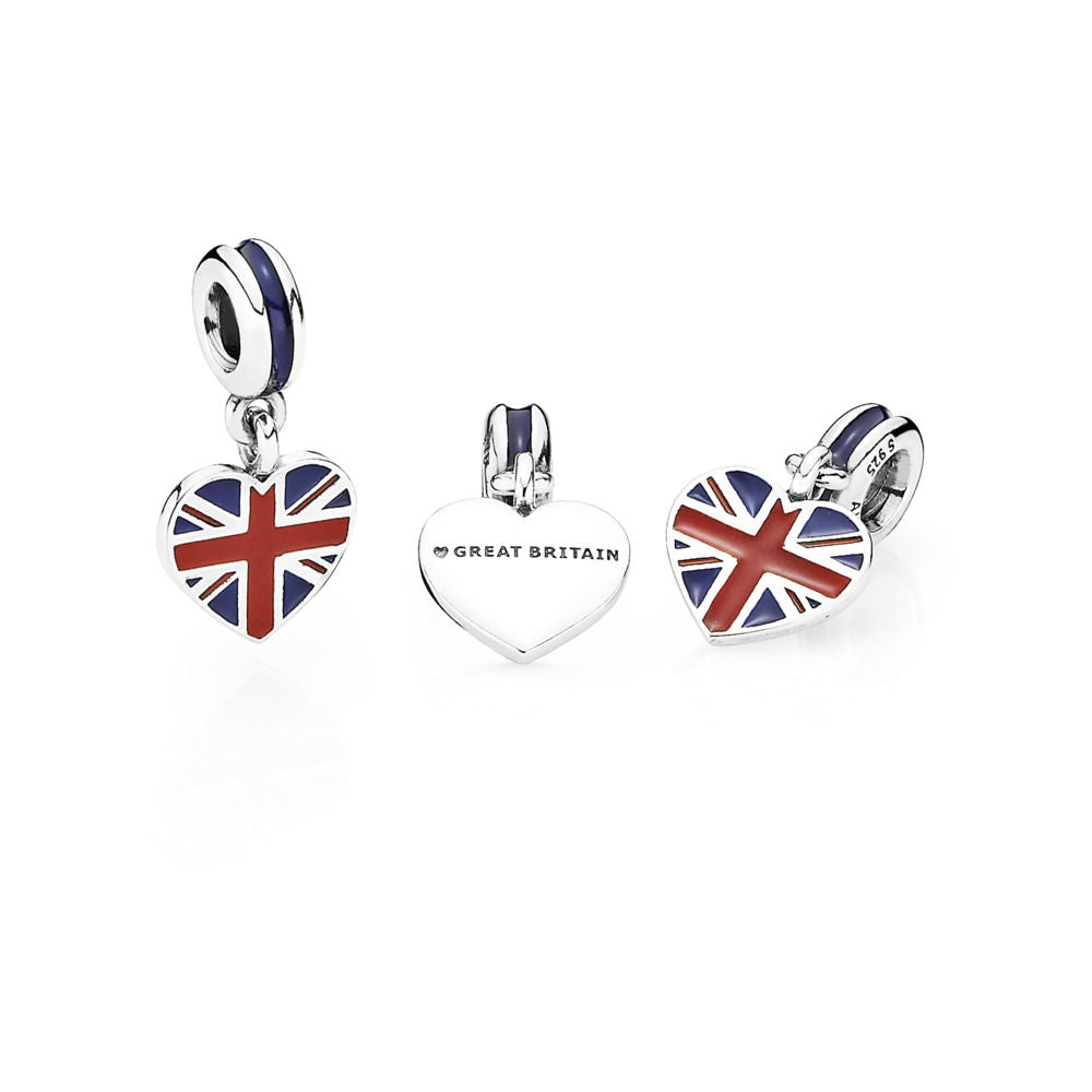 Pandora Charm Bandiera Gran Bretagna 791512ENMX