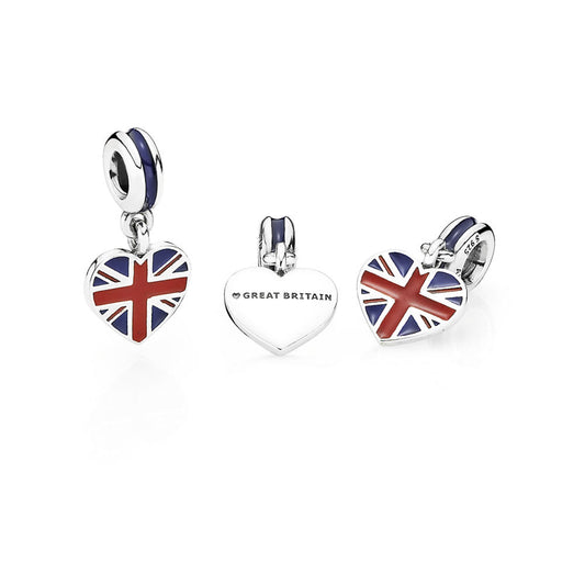 Pandora Charm Bandiera Gran Bretagna 791512ENMX