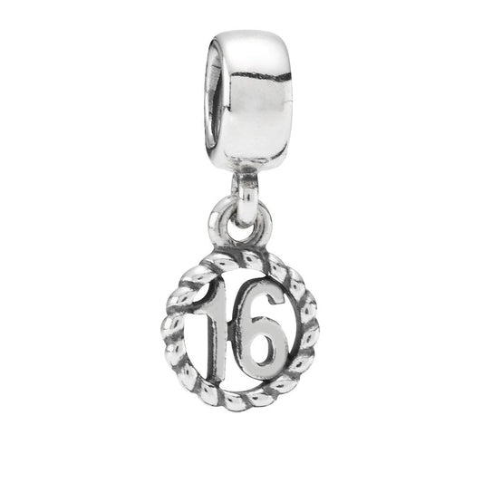 Pandora Sixteen Years Pendant Charm 790494