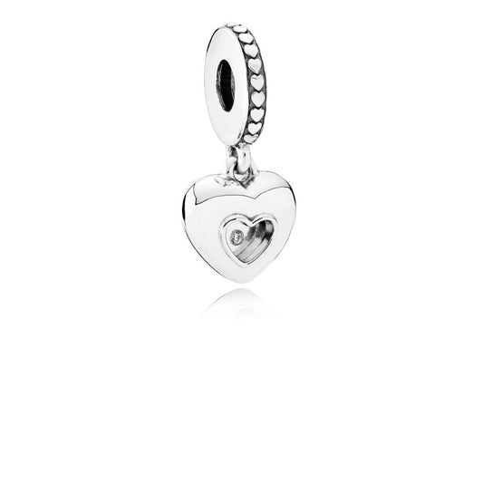 Pandora Charm Pendant Club Charm 2017, 0.01ct TW h/vs diamond 792092D