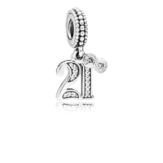 Pandora Charm Pendente 21 Anni d’Amore 797263CZ