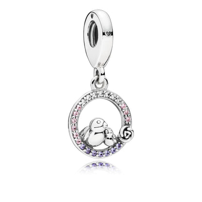 Pandora Mom and Baby Pendant Charm 797060NPRMX