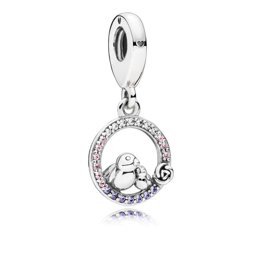 Pandora Mom and Baby Pendant Charm 797060NPRMX