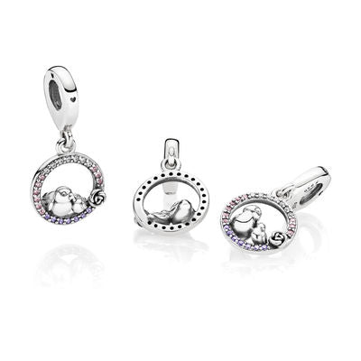 Pandora Mom and Baby Pendant Charm 797060NPRMX