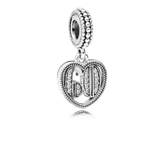 Pandora Charm Pendente 60 Anni d’Amore 797265CZ