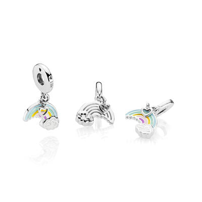 Pandora Rainbow Love Pendant Charm 797016ENMX