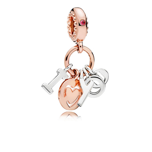 Pandora I Love You Pendant Charm 786596CZR