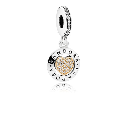 Pandora Forever Heart Pendant Charm 792082CZ