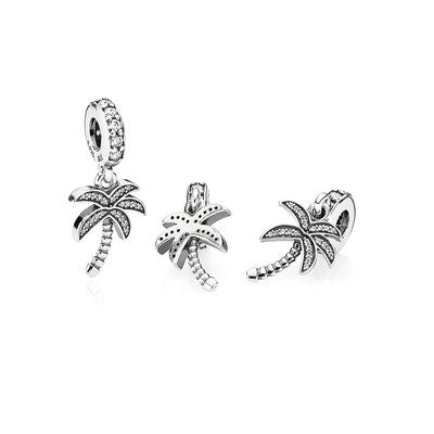 Pandora Sparkling Palm Tree Pendant Charm 791540CZ