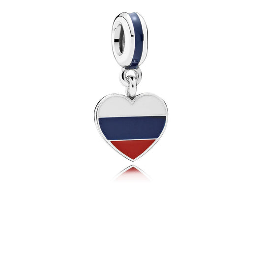 Pandora Charm pendente Bandiera Russia 791549ENMX