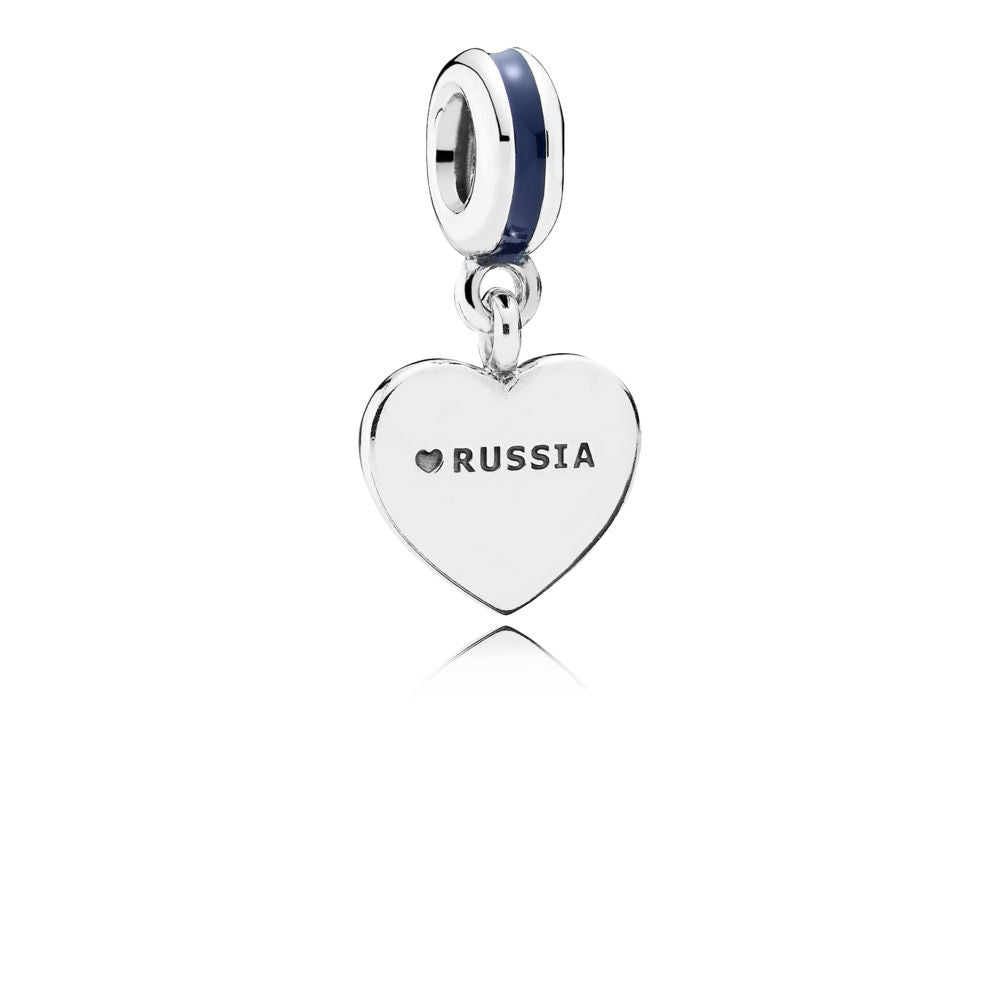 Pandora Charm pendente Bandiera Russia 791549ENMX