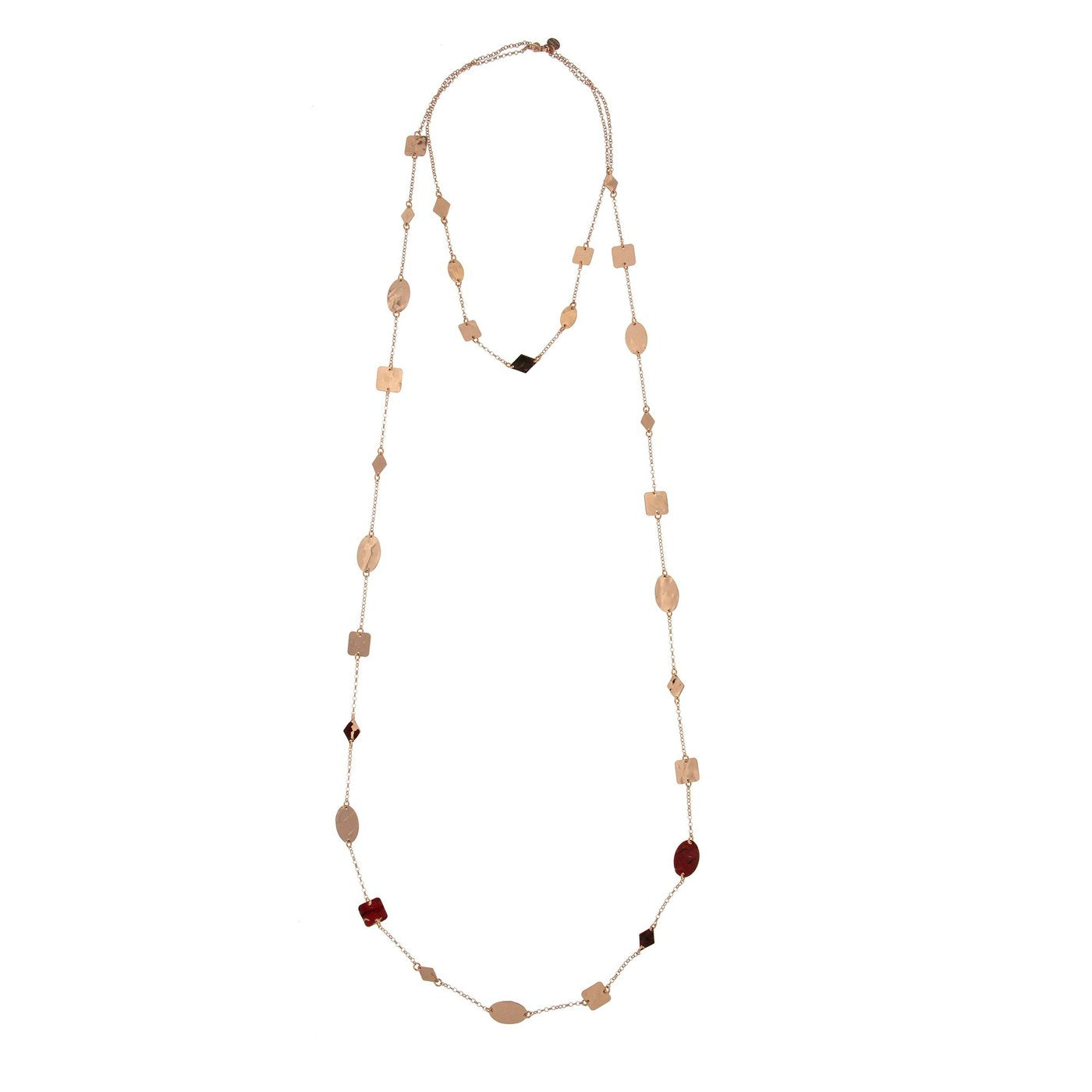 Rue des Mille GoldenFall Geometric Shapes Necklace RUE-CL-MT02-MNG