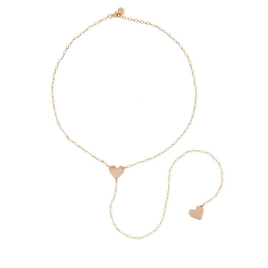 Collana Rue Des Mille Sciarpa Perle CL-PPN-CUO