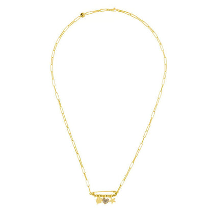 Collana Rue des Mille Stardust Spilla Grande CLZ-401_SPI
