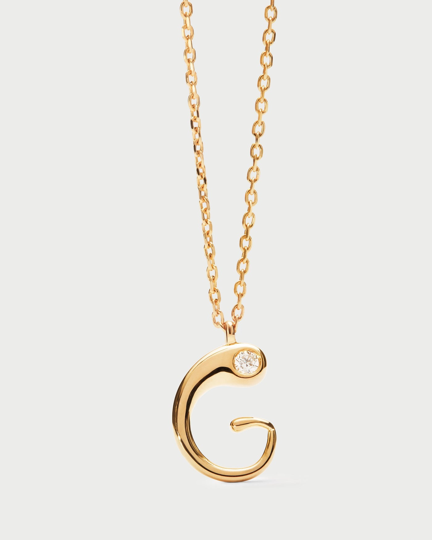 Collana PD PAOLA Collana con pendente iniziale G CO01-B80-U