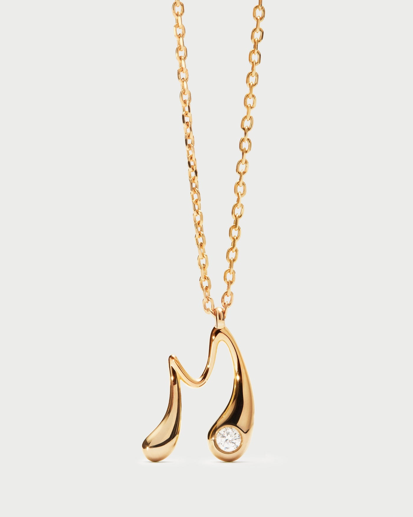 Collana PD PAOLA Collana con pendente iniziale M CO01-B86-U