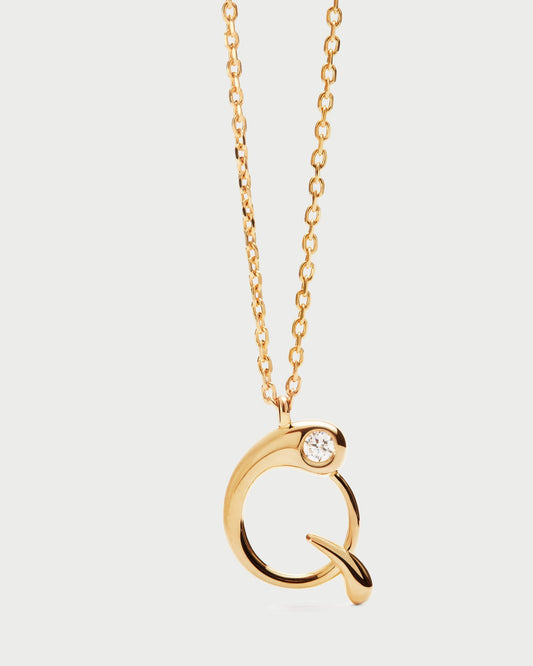 Collana PDPAOLA con pendente iniziale Q CO01-B90-U