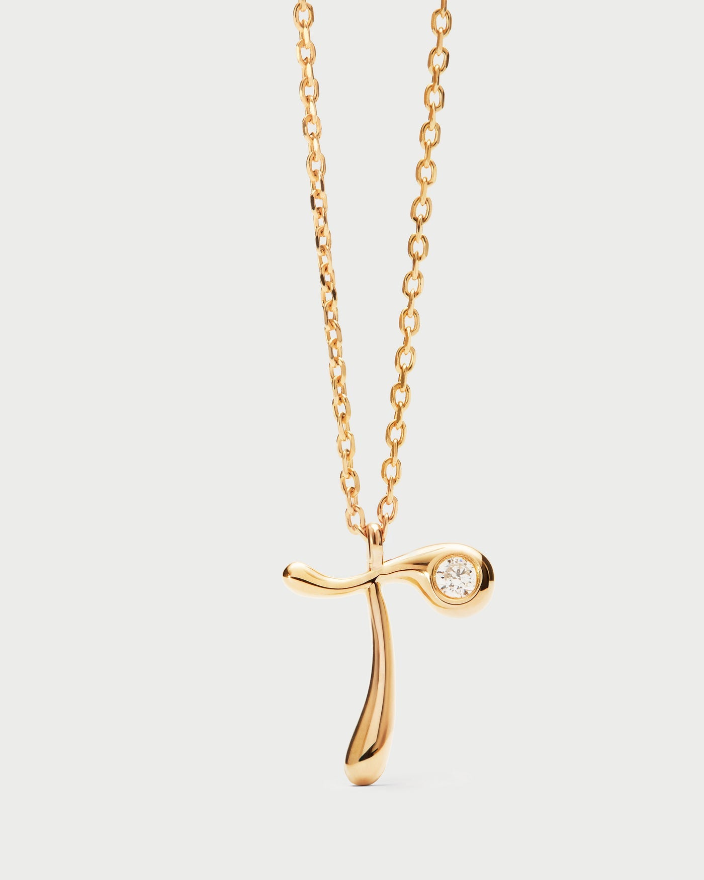Collana PD PAOLA Collana con pendente iniziale T CO01-B93-U