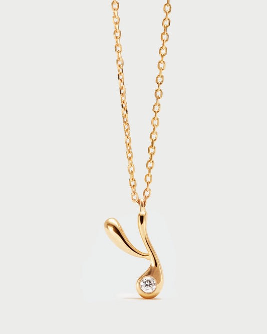 Collana PDPAOLA con pendente iniziale Y CO01-B98-U