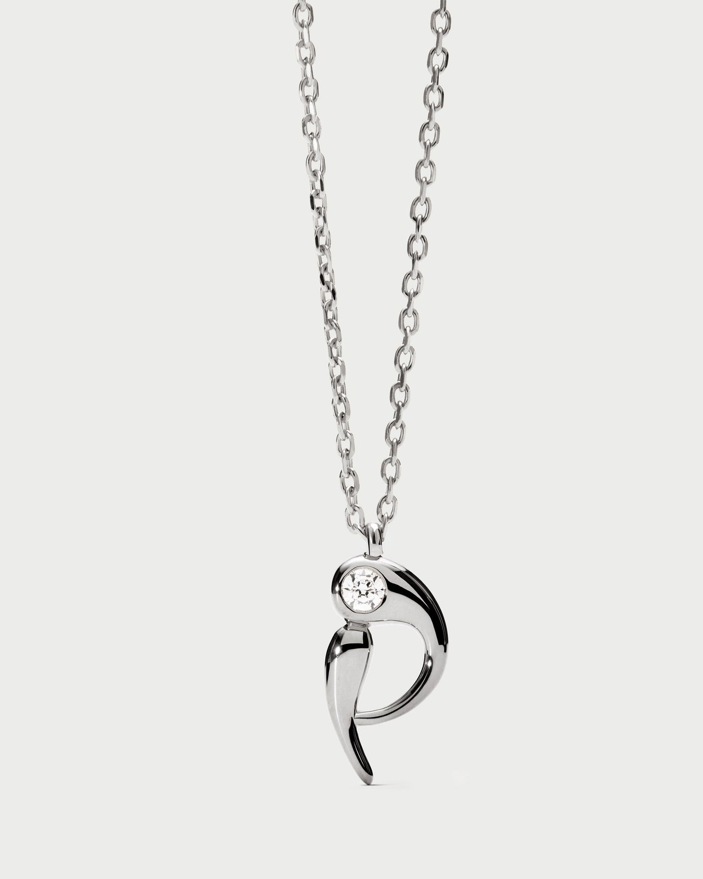 Collana PDPAOLA con ciondolo in argento con l’iniziale P CO02-B89-U