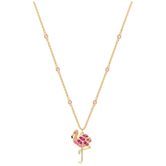 Swarovski Lime Flamingo Necklace 5375303