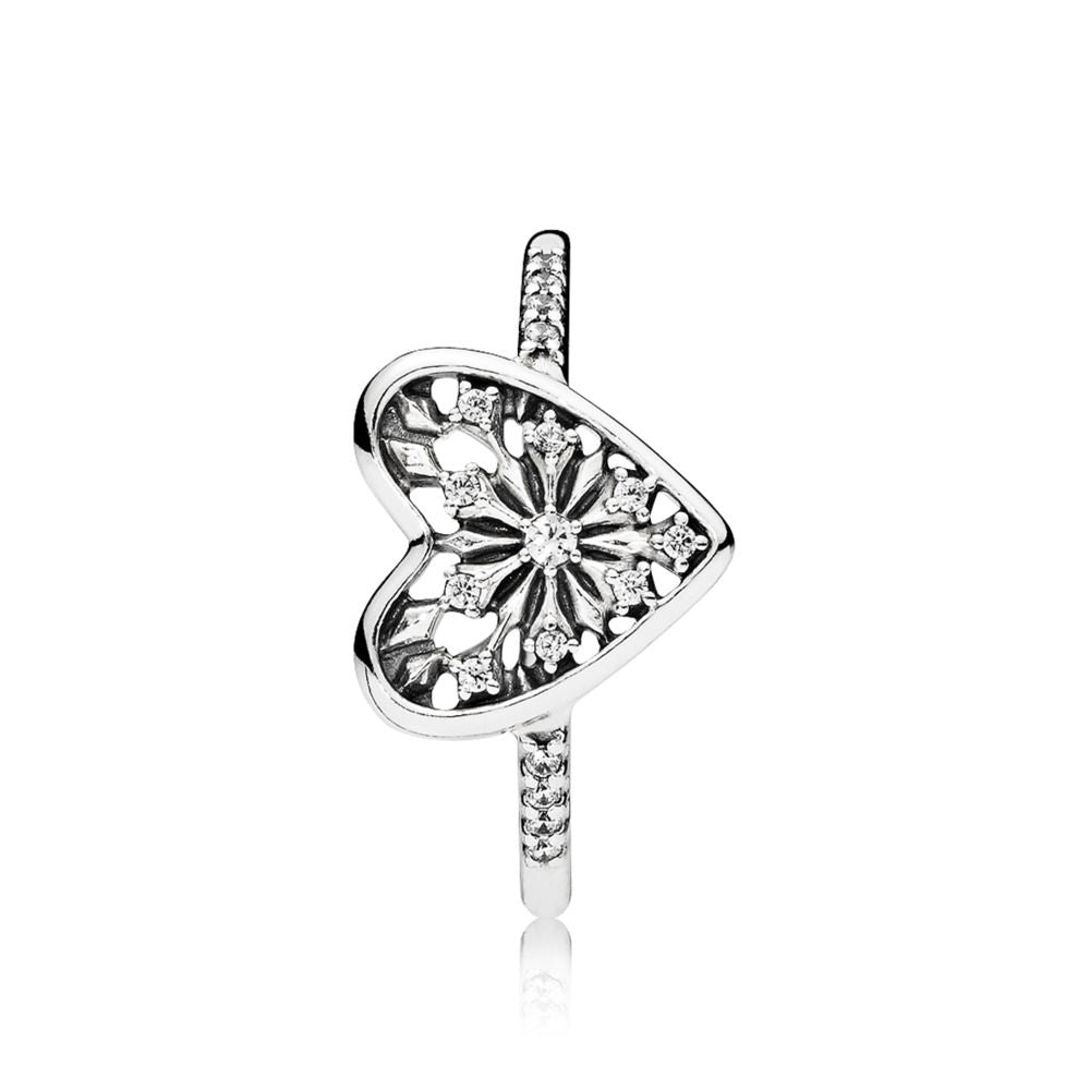 Anello Pandora Cuore D'Inverno 196371CZ