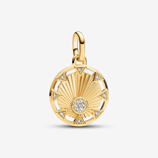 Charm Medallion Power Of The Light Sun Pandora Me