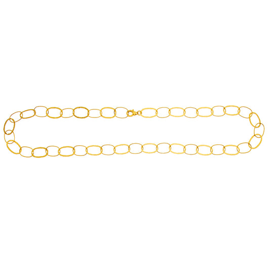 Collana maglia ovale alternata Giovanni Raspini 08158