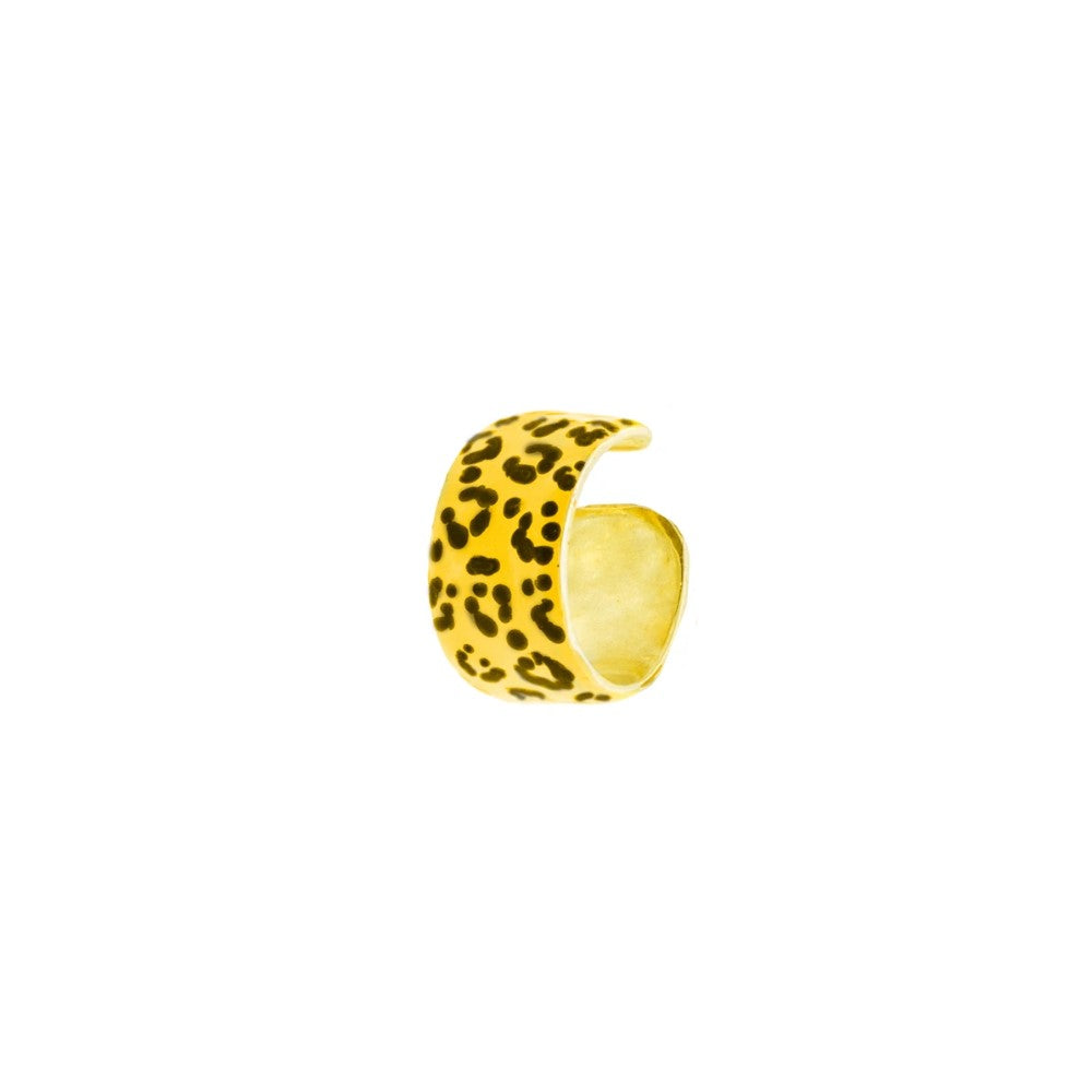 Earcuff Rue Des Mille Jungle Tribe Fascia Grande Smalto Maculato EARJ-02A