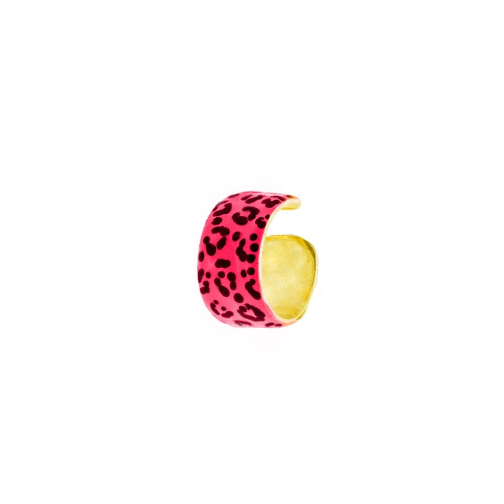 Earcuff Rue Des Mille Jungle Tribe Fascia Grande Smalto Maculato EARJ-02A