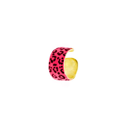 Earcuff Rue Des Mille Jungle Tribe Fascia Grande Smalto Maculato EARJ-02A