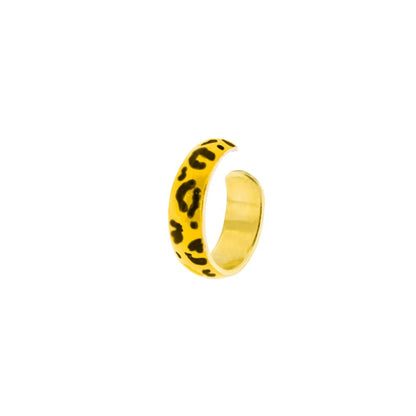 Earcuff Rue Des Mille Jungle Tribe Fascia Piccola Smalto Maculato EARJ-03G