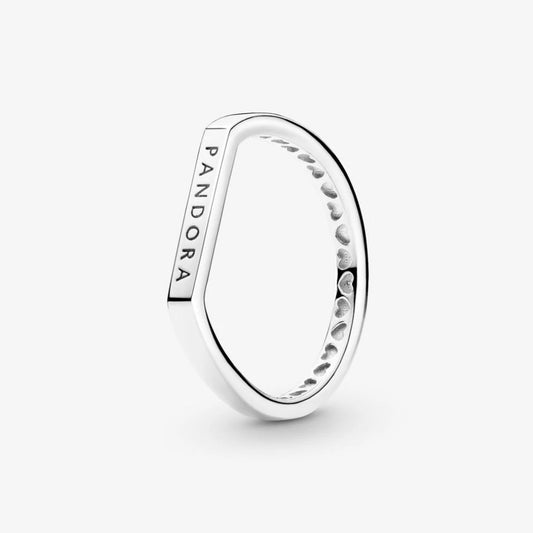 Anello Pandora Componibile con Barretta e Logo 199048C00