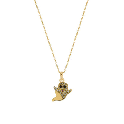 Girocollo Rue Des Mille Con Soggetto Zirconi Fantasma GRZ-007-FANT-AU
