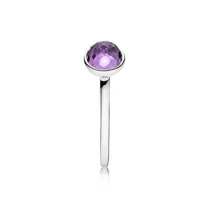 Anello Pandora Goccia Di Febbraio 191012SAM