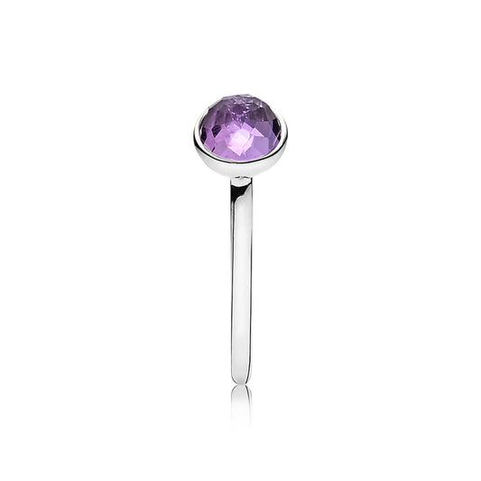 Anello Pandora Goccia Di Febbraio 191012SAM