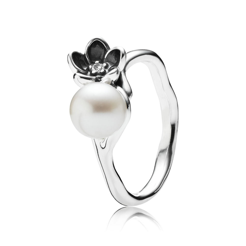 Anello Pandora Fiore Perla 190924P