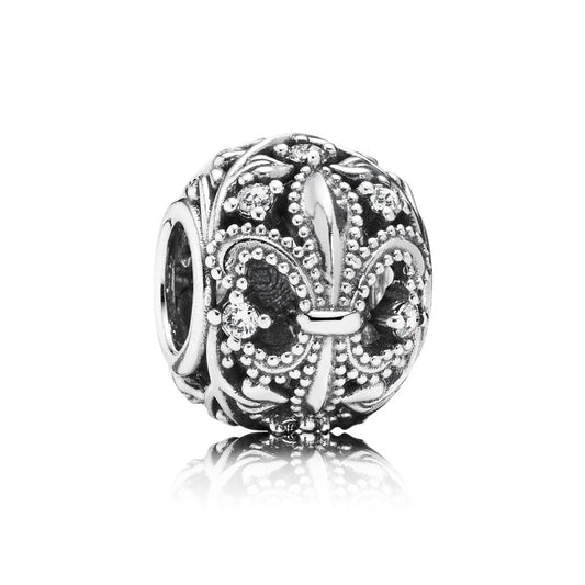 Pandora Openwork Lily Charm 791378CZ
