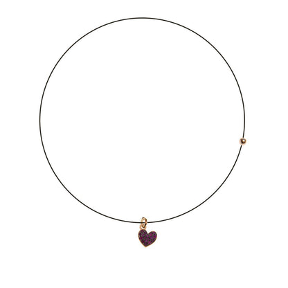 Collana Girocollo Lenza Rue des Mille Ciondolo Carrozza e Zirconi GRZ-LENZA_W_CAR