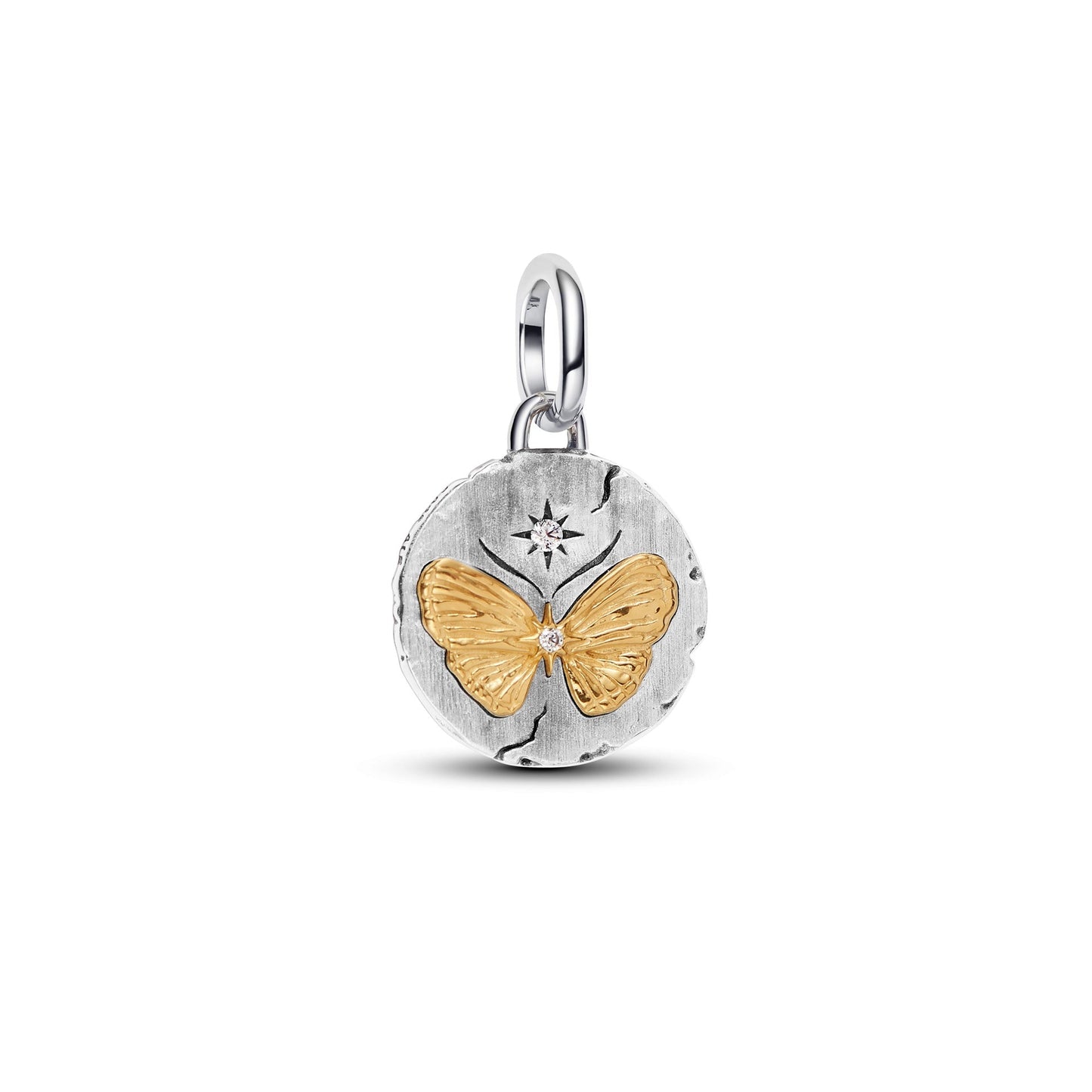 Charm Pandora Medallion Farfalla "Somniare Aude" - 764803C01