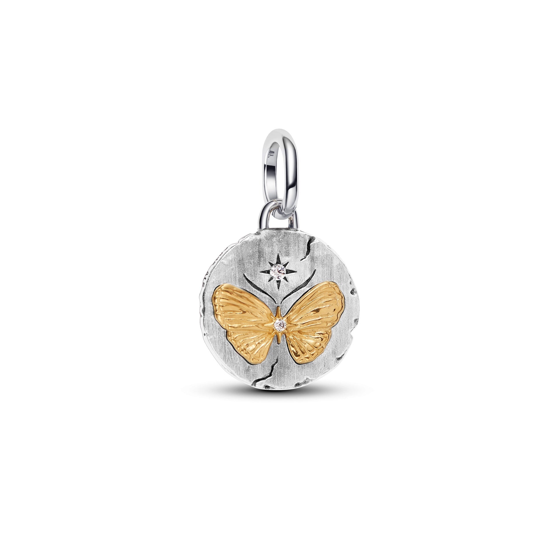 Charm Pandora Medallion Farfalla "Somniare Aude" - 764803C01
