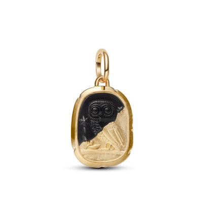 Charm Pandora Medallion Gufo "Lux Et Sapientia" - 764805C01