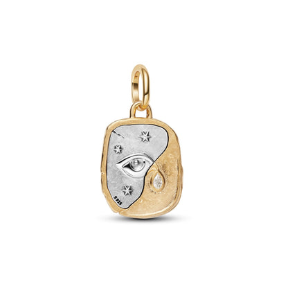 Charm Pandora Medallion Occhio "Nosce Te Ipsum" - 764808C01