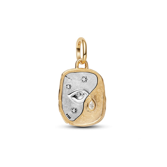 Charm Pandora Medallion Occhio "Nosce Te Ipsum" - 764808C01