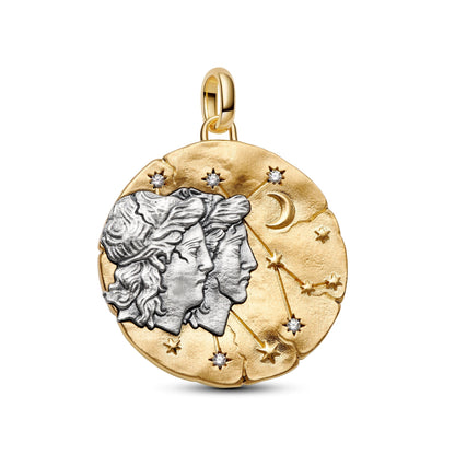 Charm Pandora Medallion XL Gemelli "Sapere Aude" - 765002C01