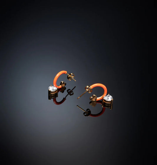 J19avi13 Earring Hoop Orange.1 900x
