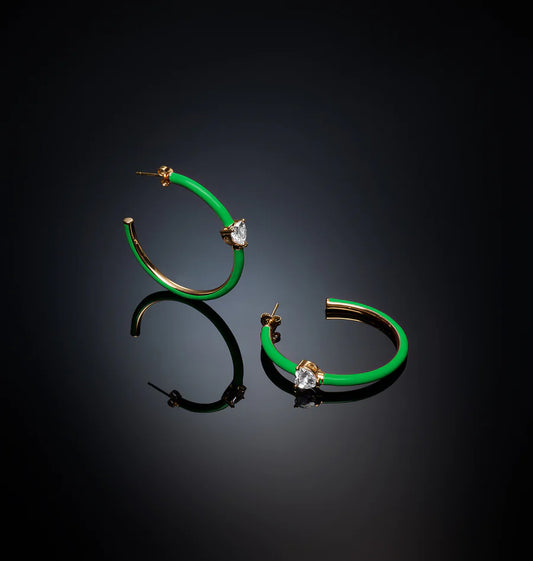 J19avi25 Earrings Hoop Green.1 900x
