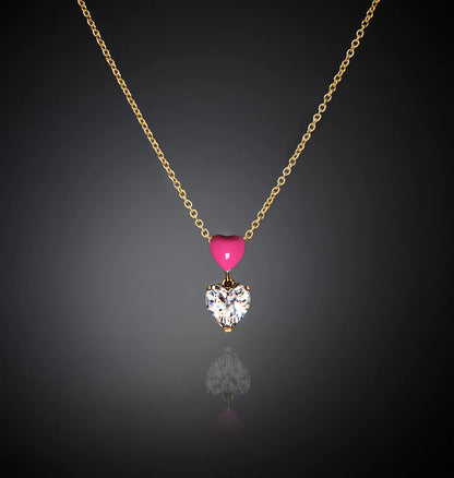 J19awd01 Cuoricinoneon Necklace Fuchsia.1 900x