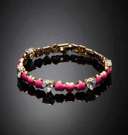 J19awd07 Cuoricinoneon Bracelet Fuchsia.1 900x