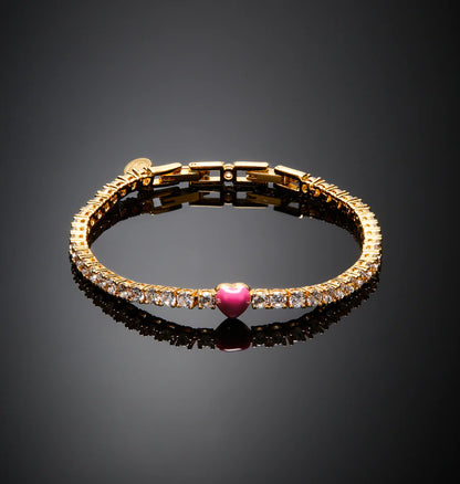 J19awd08 Cuoricinoneon Bracelet Fuchsia.1 900x